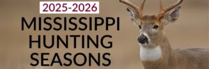 Mississippi 2025-2026 Hunting Seasons
